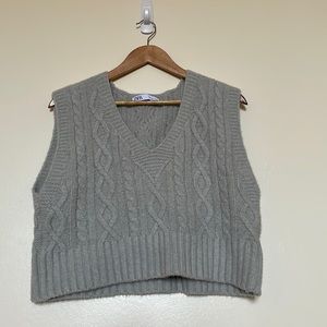 Cropped Zara Sweater Vest